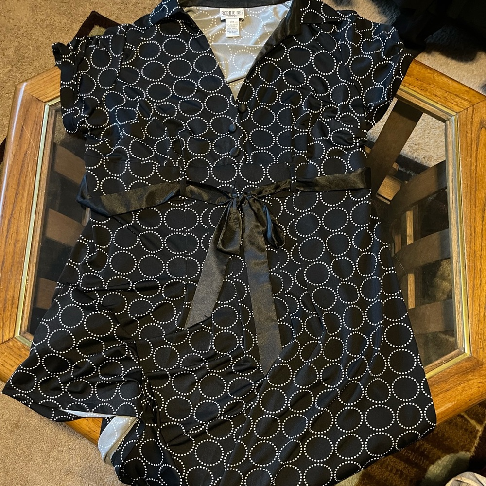 Black and White NWT Circle Dress